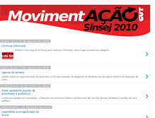 Tablet Screenshot of movimentacao-jlle.blogspot.com