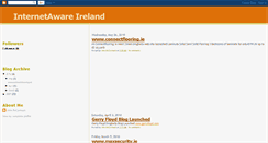 Desktop Screenshot of internetawareireland.blogspot.com