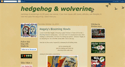 Desktop Screenshot of hedgehogwolverine.blogspot.com