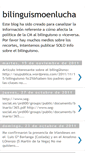Mobile Screenshot of bilinguismoenlucha.blogspot.com
