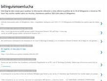 Tablet Screenshot of bilinguismoenlucha.blogspot.com