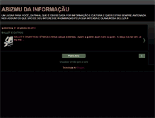 Tablet Screenshot of abizmudainformacau.blogspot.com