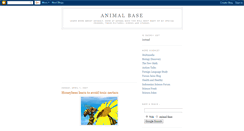Desktop Screenshot of animalbase.blogspot.com