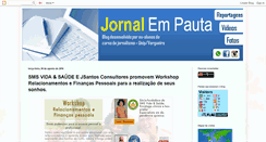 Desktop Screenshot of jornalempautaunip.blogspot.com