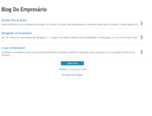 Tablet Screenshot of empresarioblogueiro.blogspot.com