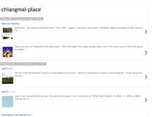 Tablet Screenshot of chiangmai-place.blogspot.com