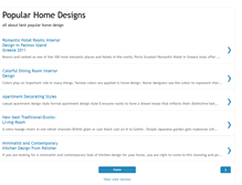 Tablet Screenshot of popularhomedesigns.blogspot.com