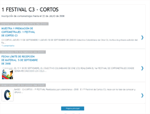 Tablet Screenshot of c3cortos.blogspot.com