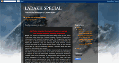 Desktop Screenshot of ladakhspecial.blogspot.com