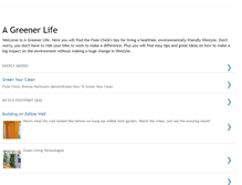 Tablet Screenshot of fixiechick-agreenerlife.blogspot.com