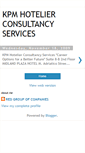 Mobile Screenshot of kpmhotelierconsultancyservices.blogspot.com