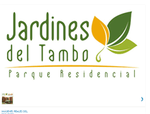 Tablet Screenshot of jardinesdeltambo.blogspot.com