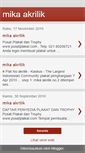 Mobile Screenshot of mikaakrilik.blogspot.com