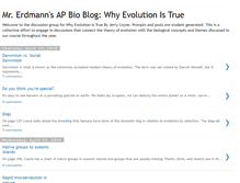 Tablet Screenshot of erdmannevolution.blogspot.com