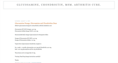 Desktop Screenshot of glucosamine-chondroitine.blogspot.com