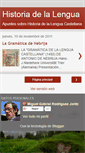 Mobile Screenshot of historiadelalenguacastellana.blogspot.com