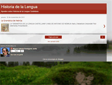 Tablet Screenshot of historiadelalenguacastellana.blogspot.com