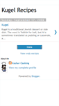 Mobile Screenshot of kugel-recipes.blogspot.com