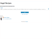 Tablet Screenshot of kugel-recipes.blogspot.com