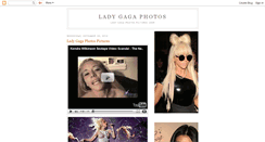 Desktop Screenshot of ladygagaphotos.blogspot.com