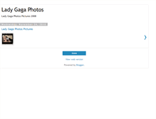 Tablet Screenshot of ladygagaphotos.blogspot.com