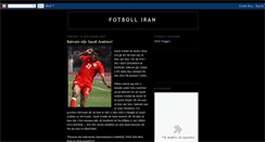 Desktop Screenshot of fotboll-iran.blogspot.com