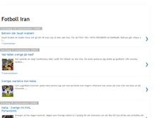 Tablet Screenshot of fotboll-iran.blogspot.com