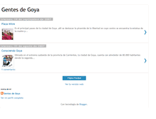 Tablet Screenshot of gentesdegoya.blogspot.com