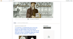 Desktop Screenshot of filosofiacalvinista.blogspot.com