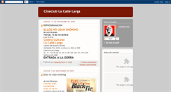 Desktop Screenshot of cineclublacallelarga.blogspot.com