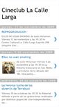Mobile Screenshot of cineclublacallelarga.blogspot.com