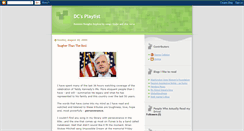 Desktop Screenshot of dcplaylist.blogspot.com