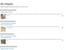 Tablet Screenshot of dcplaylist.blogspot.com