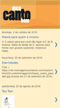 Mobile Screenshot of meucantobom.blogspot.com