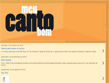 Tablet Screenshot of meucantobom.blogspot.com