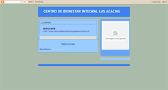 Desktop Screenshot of centrodebienestaracacias.blogspot.com