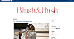 Desktop Screenshot of 4blushandrush.blogspot.com