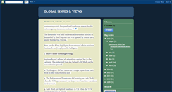 Desktop Screenshot of globalissuesviews.blogspot.com