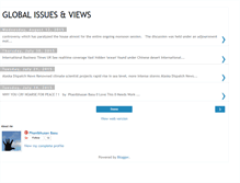 Tablet Screenshot of globalissuesviews.blogspot.com