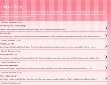 Tablet Screenshot of chiselchick.blogspot.com