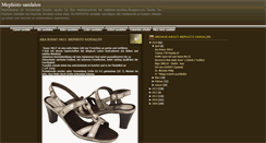 Desktop Screenshot of mephisto-sandalen.blogspot.com