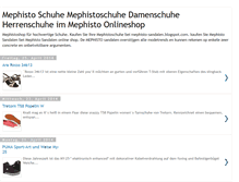 Tablet Screenshot of mephisto-sandalen.blogspot.com