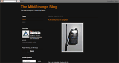 Desktop Screenshot of mikistrange.blogspot.com