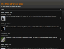 Tablet Screenshot of mikistrange.blogspot.com