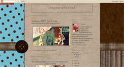 Desktop Screenshot of islandknitter-moncha.blogspot.com