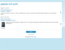 Tablet Screenshot of gapeasandquiet.blogspot.com