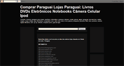Desktop Screenshot of lojasparaguai.blogspot.com