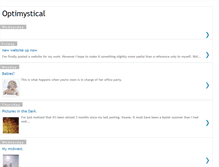Tablet Screenshot of optimysticality.blogspot.com