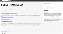 Desktop Screenshot of bulletinman.blogspot.com