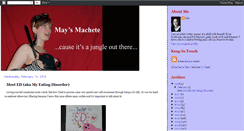 Desktop Screenshot of maysmachete.blogspot.com